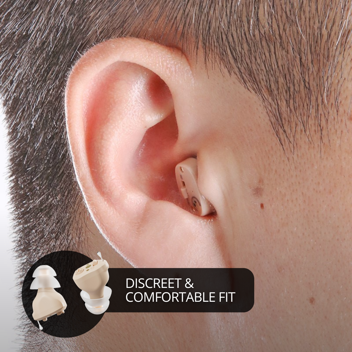 HearClear Invisible OTC Hearing Aids