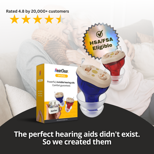 HearClear Invisible OTC Hearing Aids™