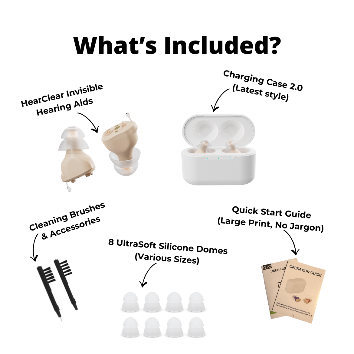 HearClear Invisible OTC Hearing Aids